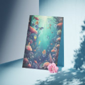 Cute Mermaid Invitation de fête d'anniversaire