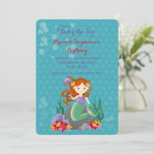 Cute Mermaid Kaart (Staand voorkant)