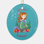 Cute Mermaid Keramisch Ornament (Links)