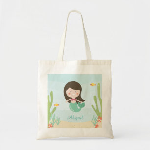 Cute Mermaid Kinder Canvas tas
