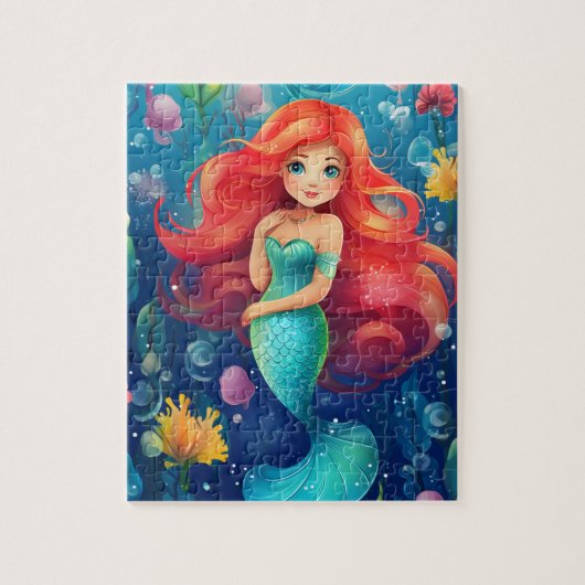 Cute Mermaid Legpuzzel (Verticaal)