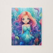 Cute Mermaid Legpuzzel (Verticaal)