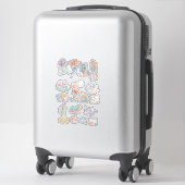 Cute Mermaid & Ocean Animals Sticker Set – Pastel (Sur valise)