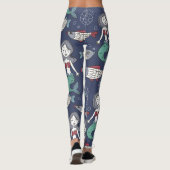 Cute Mermaid Pattern-leggings Leggings (Achterkant)