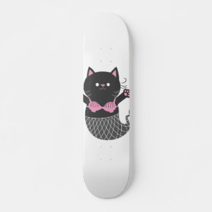 Cute mermaid silhouette - Kies een achterkleur Skateboard