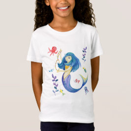 Cute Mermaid Underwater  T-shirt