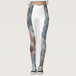 Cute Mermaid Yoga Workout Running Leggings
