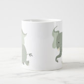 Cute Merry Cartoon Elephant Jumbo Mok (Voorkant)