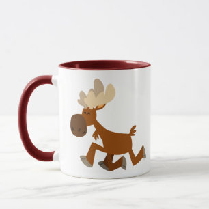 Cute Merry Cartoon Moose Mok