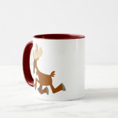 Cute Merry Cartoon Moose Mok (Voorkant links)