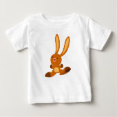 Cute Merry Cartoon Rabbit Baby T-Shirt (Voorkant)