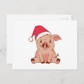 Cute Merry kerst Briefkaart (Voorkant / Achterkant)