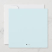 Cute Merry kerst Feestdagenkaart (Achterkant)