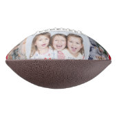 Cute Merry kerst Grandpa Red 3 Foto Collage American Football (Gedraaid 90)