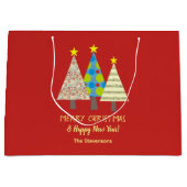 Cute Merry kerst Groot Cadeauzakje (Voorkant)