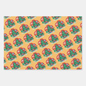 Cute Merry kerst Inpakpapier Vel (Voorkant 2)