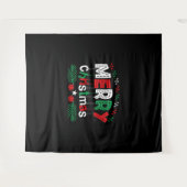 Cute Merry kerst Wandkleed (Voorkant (horizontaal))