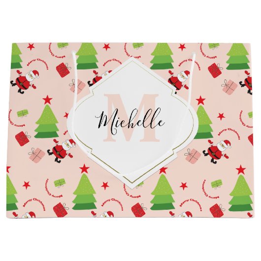 Cute Merry Kerstkerstkerstkerstkerstkerstkerstkers Groot Cadeauzakje (Voorkant)