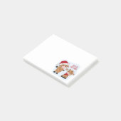 Cute Merry kerstKoeien Festive Modern Post-it® Notes (Schuin)
