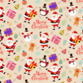 Cute Merry kerstwrapping Paper Cadeaupapier