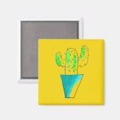 Cute Mexicaanse cactus-woestijnkunst Magneet (Voorkant / Achterkant)