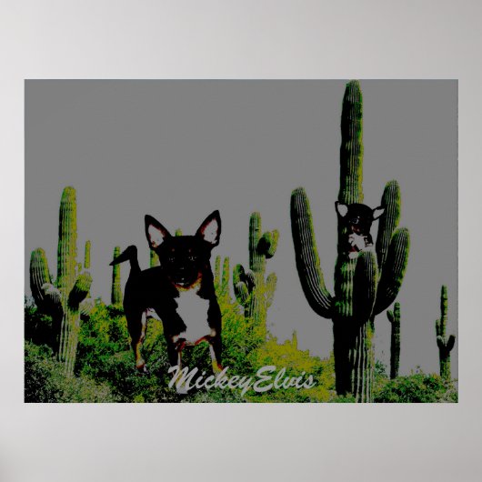 Cute MickeyElvis Poster (Voorkant)