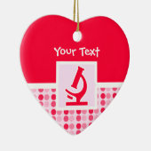 Cute Microscope Keramisch Ornament (Rechts)