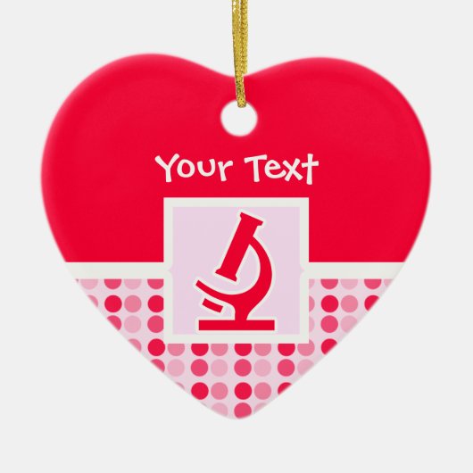 Cute Microscope Keramisch Ornament (Voorkant)