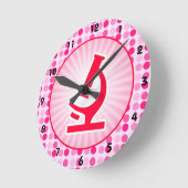 Cute Microscope Ronde Klok (Hoek)