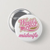 Cute Midwel Ronde Button 5,7 Cm (Voorkant /achterkant)