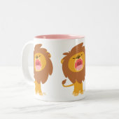 Cute MightRoaring Lion Cartoon Mug (Devant gauche)