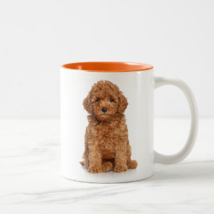 Cute Mini Golden Doodle Tweekleurige Koffiemok