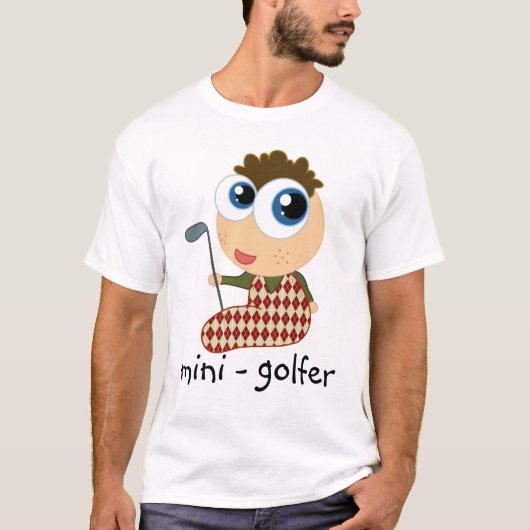 Cute Mini-Golfer T-shirt (Voorkant)