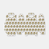 Cute Mini Muffins Pattern Bedankdoosjes (Uitgevouwen)