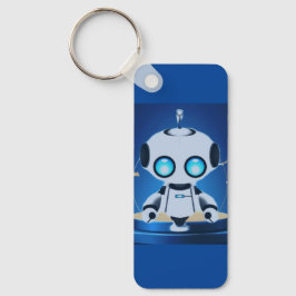 Cute Mini Robot Sleutelhanger