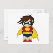 Cute Mini Superheld Briefkaart (Voorkant / Achterkant)