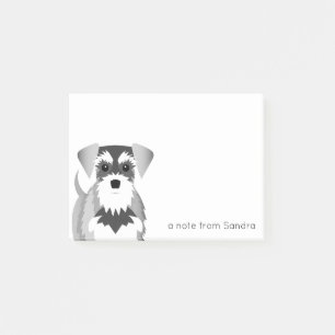 Cute Miniature Schnauzer Post-it® Notes