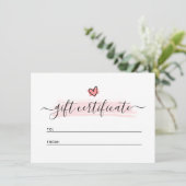 Cute minimalist fotograaf kaartje kaart (Staand voorkant)