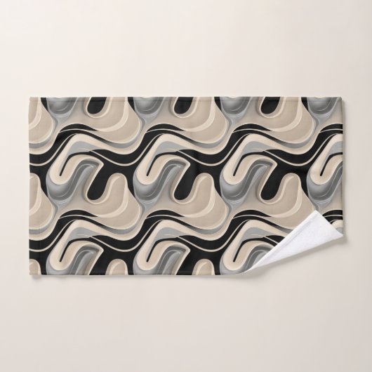 Cute minimalist tiled pattern  (Serviette à main)