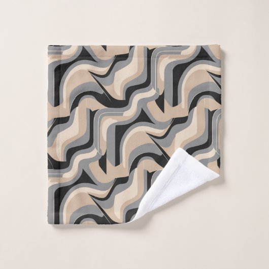 Cute minimalist tiled pattern (Gant de toilette)