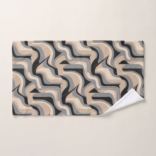 Cute minimalist tiled pattern  (Serviette à main)