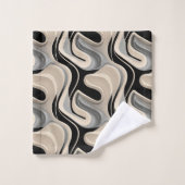 Cute minimalist tiled pattern  bad handdoek (Wasdoekje)