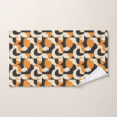 Cute minimalist tiled pattern  bad handdoek (Handdoek)