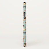 Cute Mint Dachshunds- en Koffiepatroon Case-Mate iPhone Case (Achterkant / rechts)