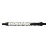 Cute Mint Green Dinosaur Pattern Zwarte Inkt Pen (Achterkant)