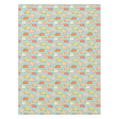 Cute Mint Pig Pattern Tafelkleed (Voorkant)