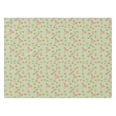 Cute Mint Pink Gingerbrood Candy Canes Tablecloth Tafelkleed (Voorkant (Horizontaal))