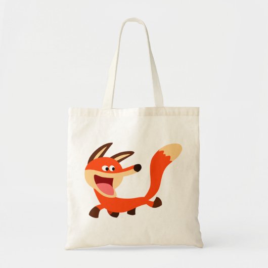 Cute Mischievous Cartoon Fox Bag Tote Bag (Voorkant)