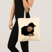 Cute Mischievous Cartoon Sheep Bag Tote Bag (Voorkant (product))
