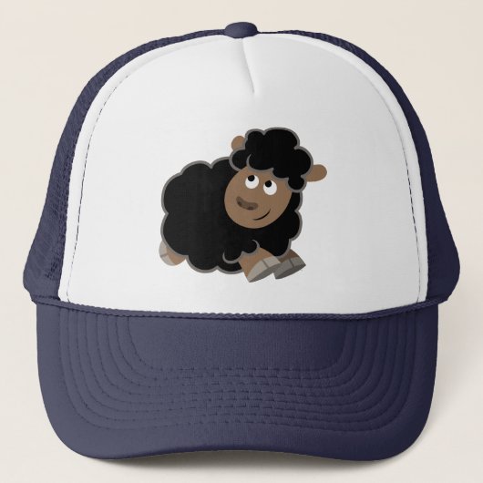 Cute Mischievous Cartoon Sheep Pet (Voorkant)